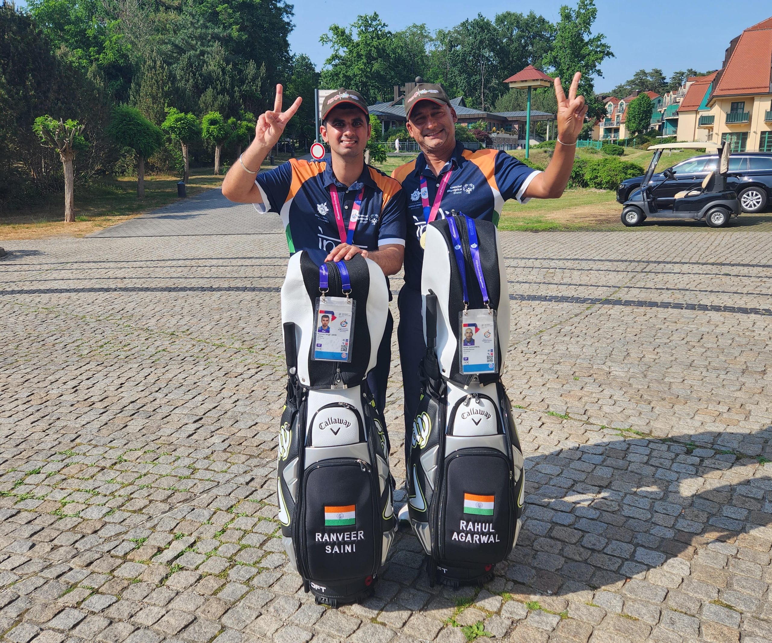 Ranveer Singh Saini and Rahul Agrawal won gold medals at the Special Olympics World Games Berlin 2023